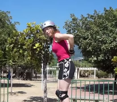 How to skate without leaning forwards and fix lower back ache.