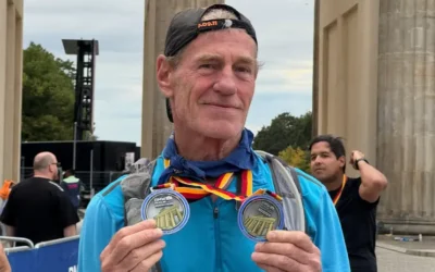 2 Marathons in a Weekend (Skate & Run) aged 69!